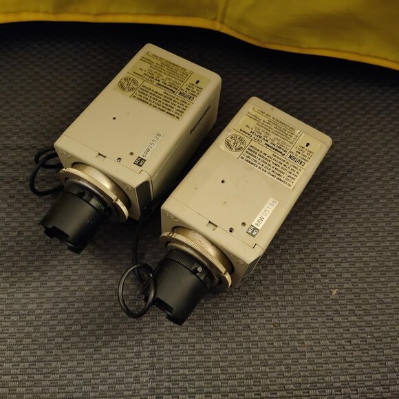 SET OF 2 Panasonic Wv-bp134 Video Surveillance Security Camera Unit CCTV Analog - Picture 3 of 5